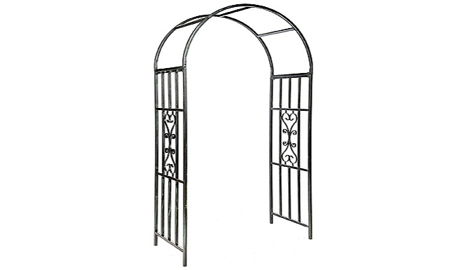 Metal Garden Rose Climbing Archway Trellis