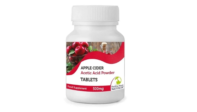 Digestive & Heart Health Apple Cider Vinegar Vitamin Tablets with Acetic Acid