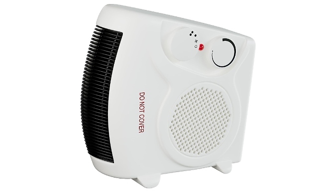 Portable Electric Fan Heater with 2 Power Settings