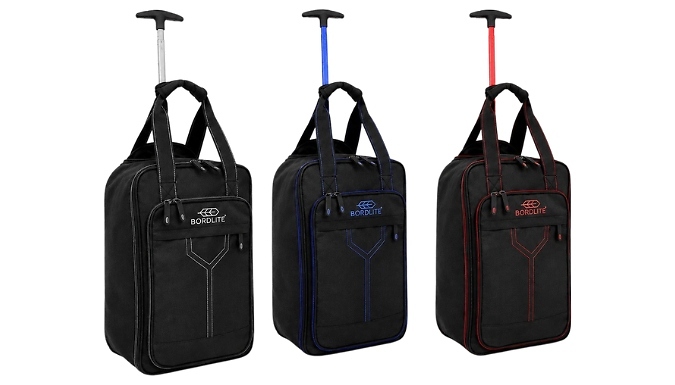 Image of Airline-Approved Cabin Bag with Easy-Glide Wheels & Pull Handle