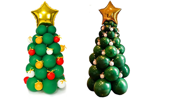 Christmas Tree and Balloons Arch Kit - 4 Options from Go Groopie IE