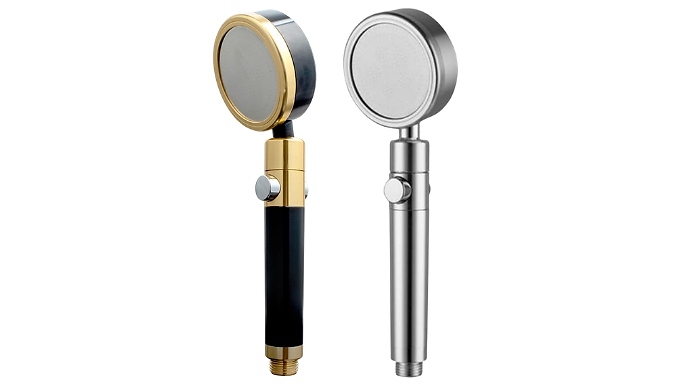 Adjustable Rotating High-Pressure Showerhead - 2 Colours!