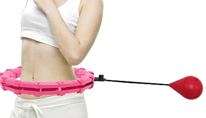 Adjustable Abdominal Waist Exercise Hoops - 2 Colours & 4 Sizes