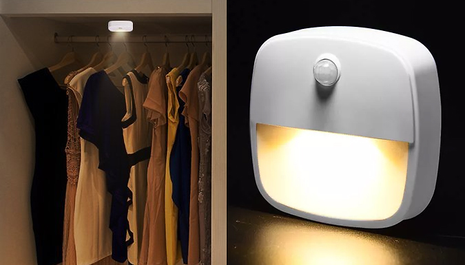 Pollyjoy 3 Motion Sensor USB or Battery Night Lights - 2 Designs