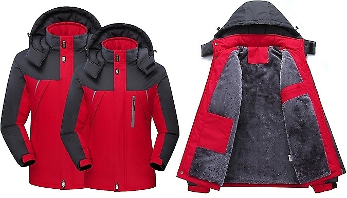 Wind & Water-Resistant Thermal Fleece-Lined Unisex Jacket