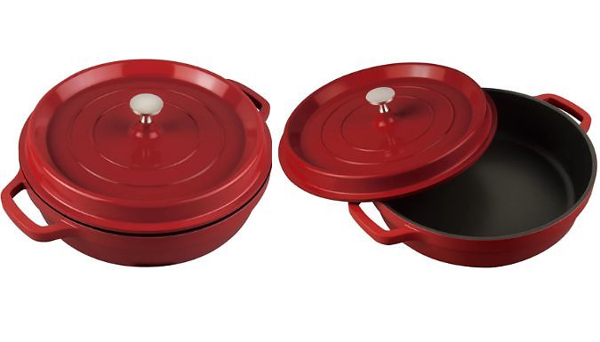 Cast Aluminium Dutch Oven - 2 Sizes, 3 Colours