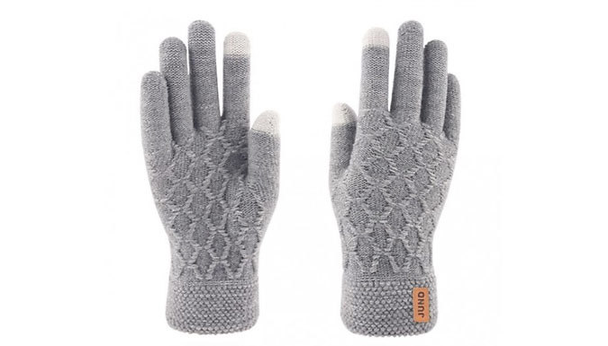 Touchscreen-Compatible Thermal Unisex Gloves - 3 Colours from Go Groopie IE