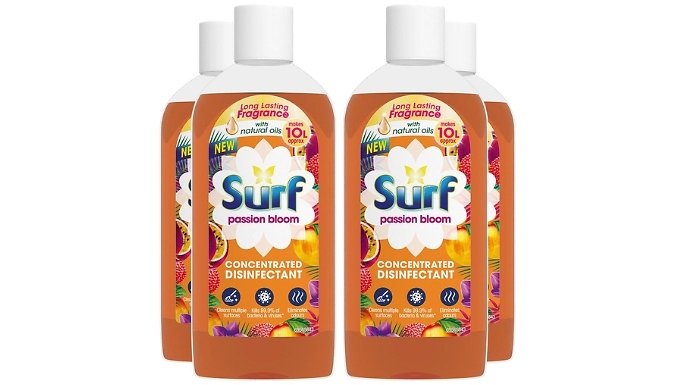 4, 5 or 6-Pack of Surf Passion Bloom Multi-Purpose Cleaner - 240ml