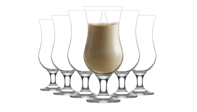 6-Pack Hurricane Cocktail Glasses