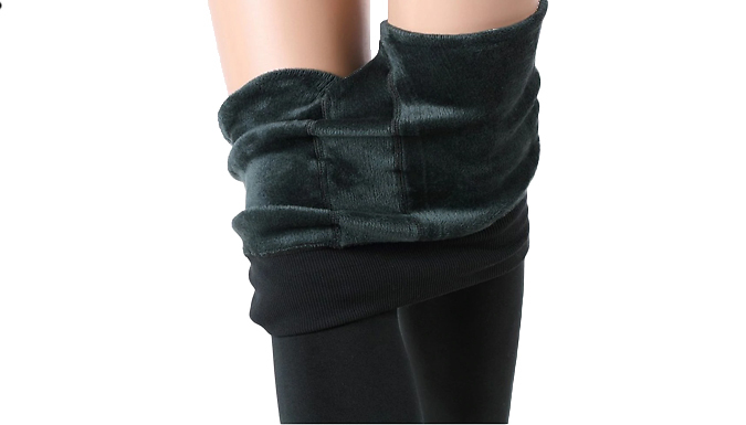 Women's Fleece Lined Winter Leggings - 7 Colours