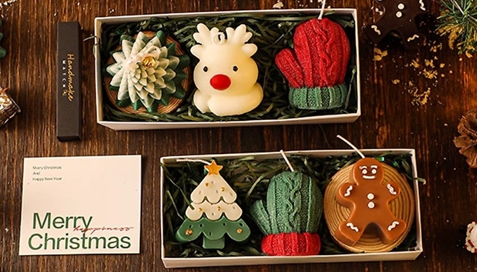 Cute Christmas Candle Gift Set - 3 Styles!