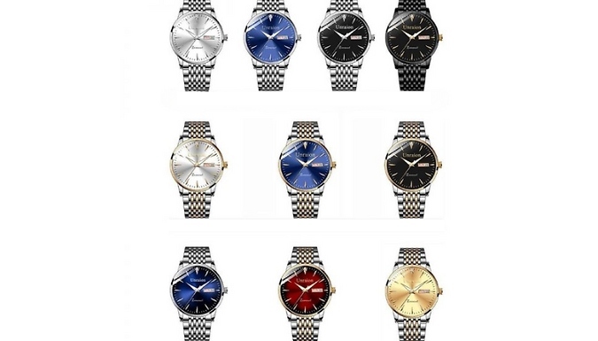 UNRAION Stainless Steel Watch - 9 Different Variations!