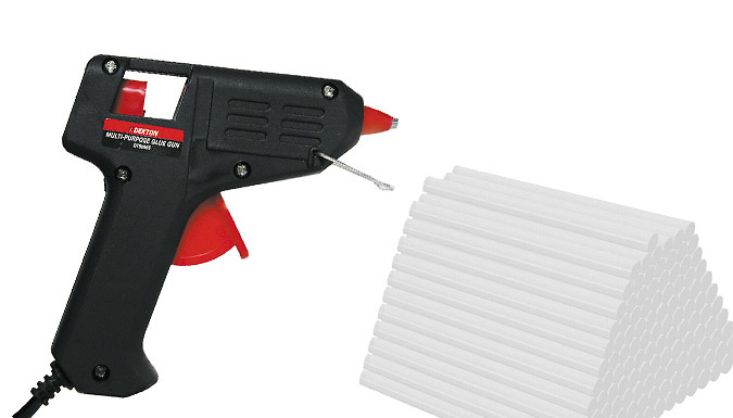 Dekton Mini Plug-In Glue Gun With 100 Glue Sticks