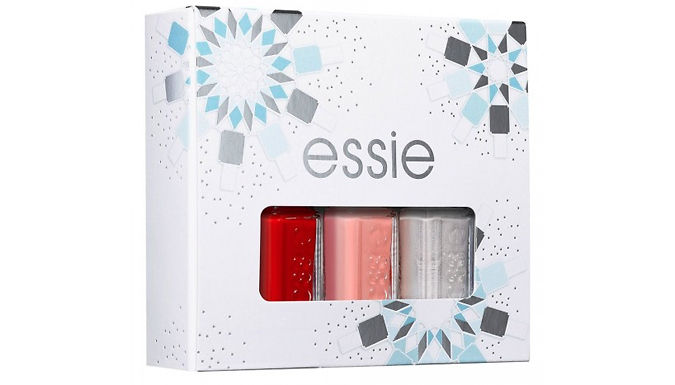 Essie Christmas Mini Trio Nail Varnish Gift Set 2021