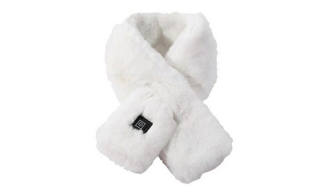 USB Heated Faux Fur Scarf - 5 Colours