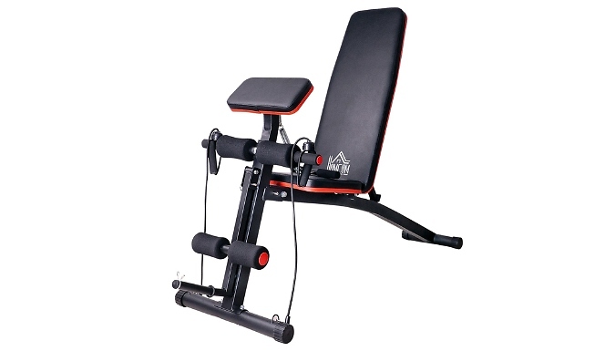 HOMCOM Foldable Weight Bench