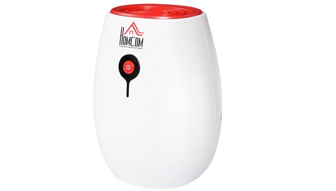 HOMCOM Portable Automatic Household Dehumidifier – 220ml of Moisture Removed Per Day! Deal Price £34.99