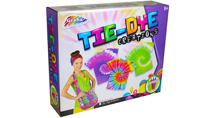 RMS Grafix Tie-Dye Creations Craft Kit from Go Groopie