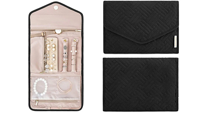 Foldable Jewellery Roll Case - 3 Colours from Go Groopie IE