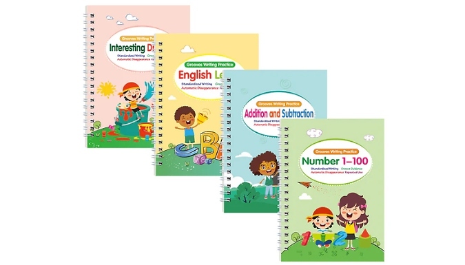 Early Learning Activity Books - Set of 4!