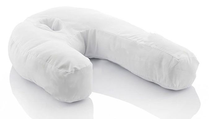 Ergonomic U-Shape Inflatable Sleeping Pillow Deal Price £24.99