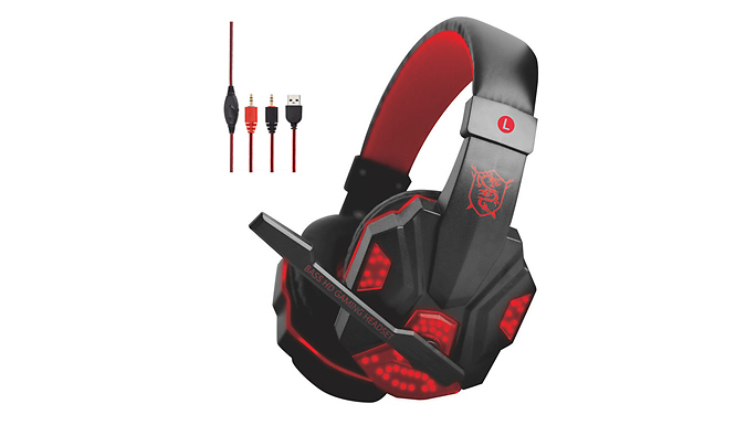 Surround Stereo Pro Gaming Headset With Microphone - 3 Colours