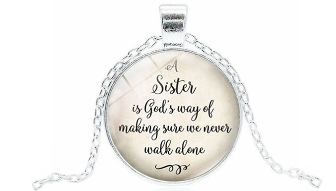 Sister Quote Necklace - 1 or 2