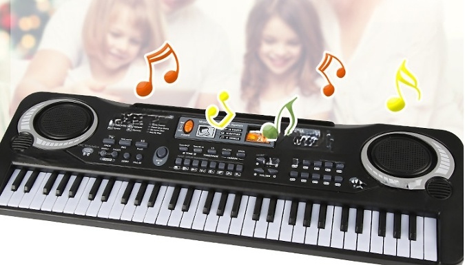 Multi-Functional Electric Piano- Free Microphone!