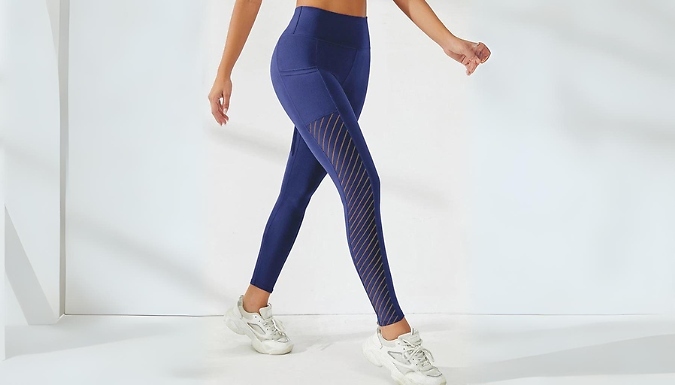 High Waist Sports Leggings with Pocket - 4 Colours & Sizes