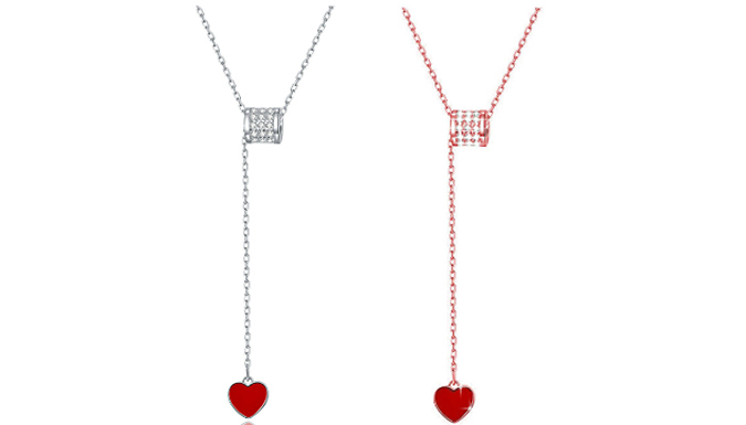 Eira Wen Drop Heart Necklace -2 Colours