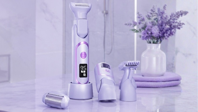 5-in-1 Women's Electric Hair Shaver - 4 Colours!