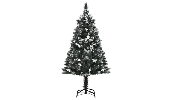 HOMCOM Artificial Snow-Dipped Christmas Tree - 3 Sizes