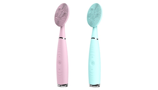 Electric Silicone Facial Cleansing Brush - 2 Colours