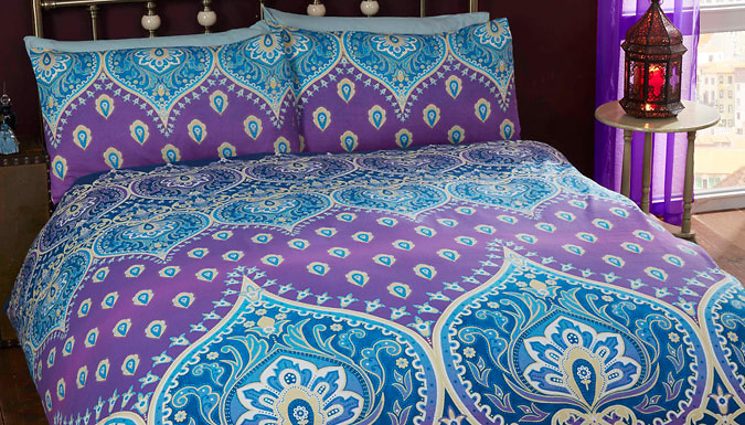 Rapport Indian Design Duvet & Pillowcase Bed Set - 3 Styles & 3 Sizes