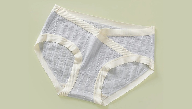 3 or 5-Pack Maternity Low-Rise Seamless Briefs - 4 Colours & Sizes