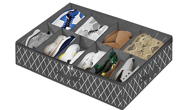 Large Capacity Under Bed Shoe Storage - 4 Designs