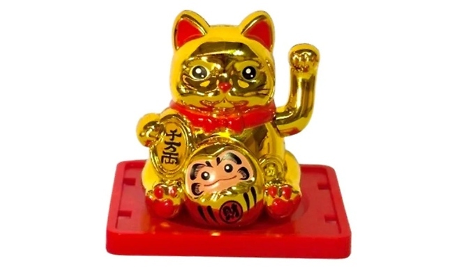 Solar Dancing Fortune Cat