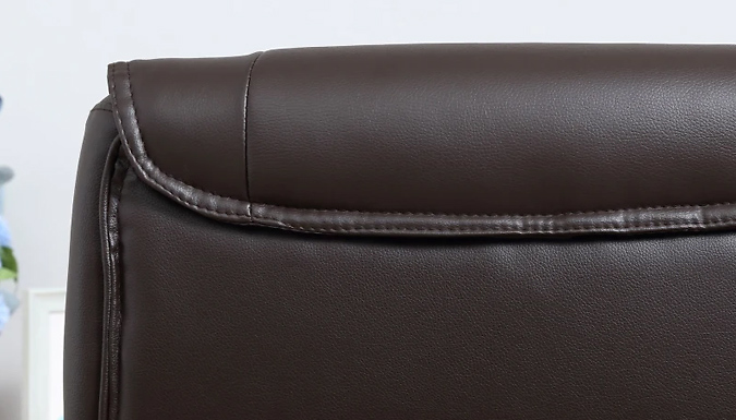 HOMCOM PU Leather Ergonomic Executive Office Desk from Go Groopie IE