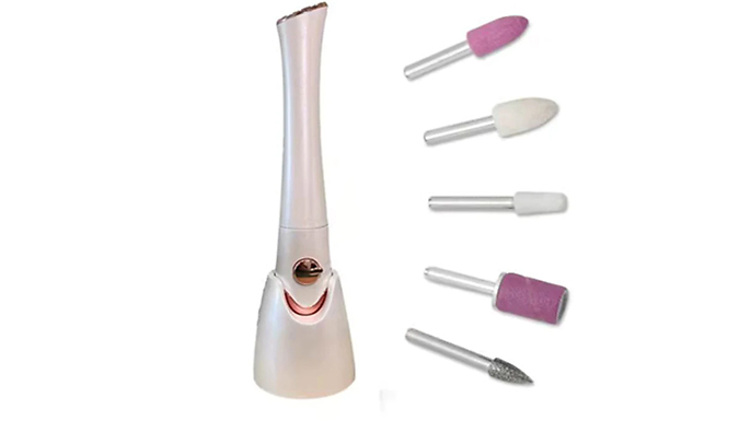 Electric Nail File Set with Stand