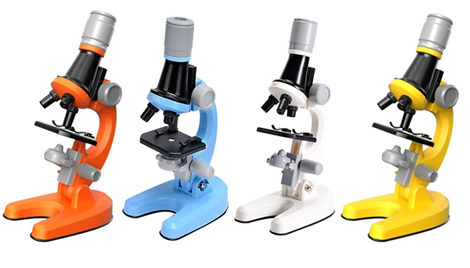 Kids Science Microscope Set - 4 Colours