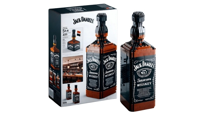 Whiskey Bottle Building Block Set - 3 Designs!