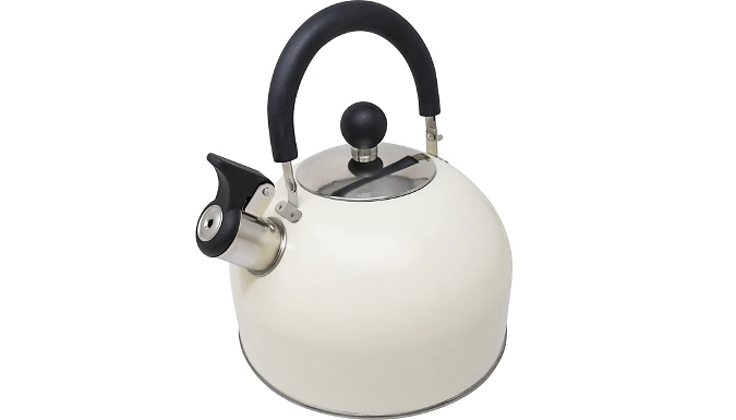 Stainless Steel Whistling Kettle - 9 Colours