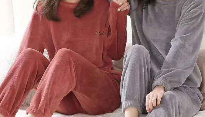 2-Piece Soft Loungewear Jumper Set - 5 Colours