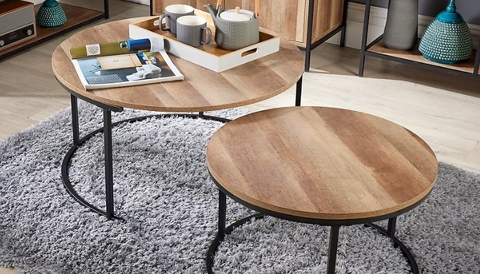 2-Piece Oakmere Round Nest of Tables