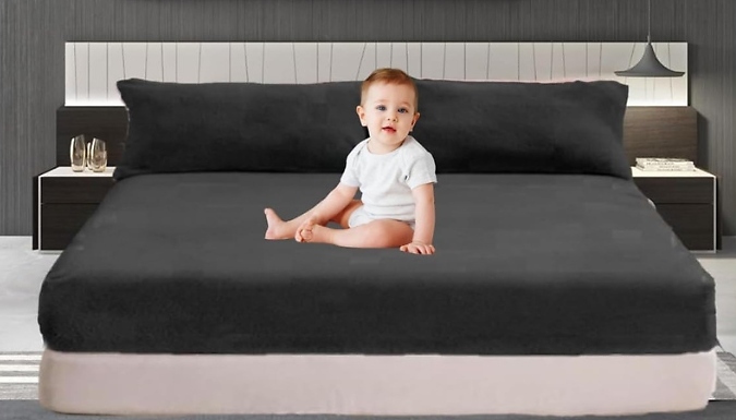 Super Soft Teddy Fitted Bed Sheet - 15 Colours & 4 Colours