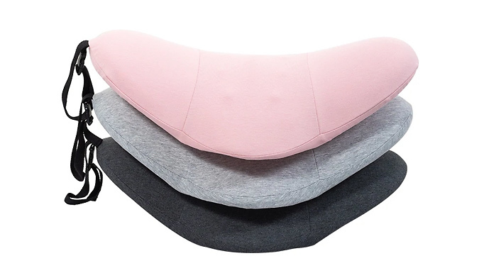 Lumbar Support Memory Foam Back Pillow – 3 Colours Deal Price £19.99