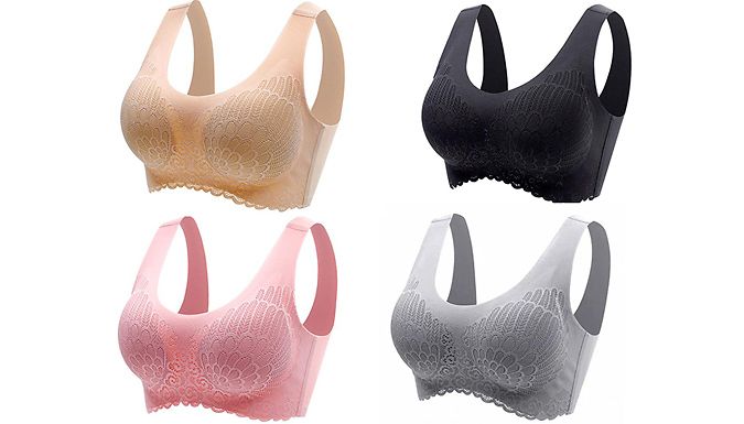 Seamless Bra - 4 Colours & 4 Styles at Go Groopie