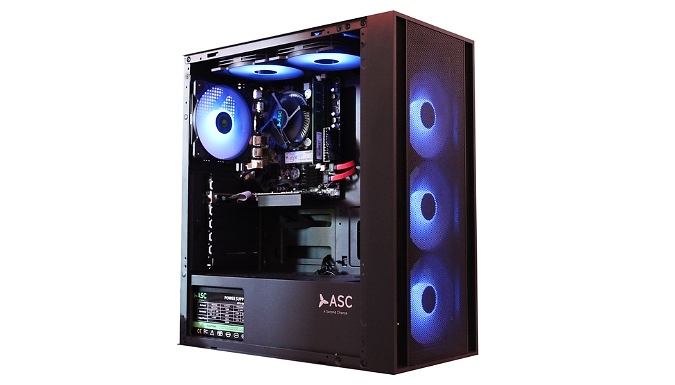 High-Performance Gaming PC Tower - 3 Graphics Cards, 2 Colours!