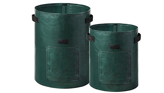 1 or 2-Pack of Vegetable Grow Bag with Window - 7 or 10 Gallon