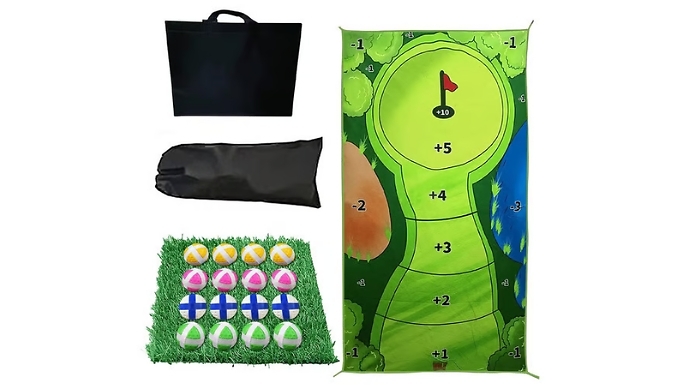Sticky Golf Mat Game - 3 Sizes and Optional Club!